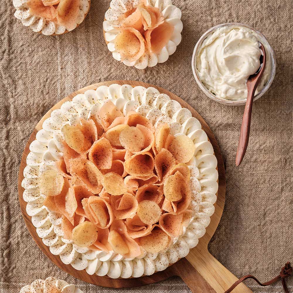 Tarte aux coings par Nina Métayer