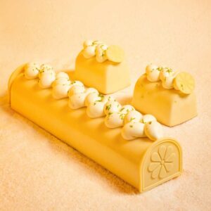 Bûche de Noël exotique par Nina Métayer