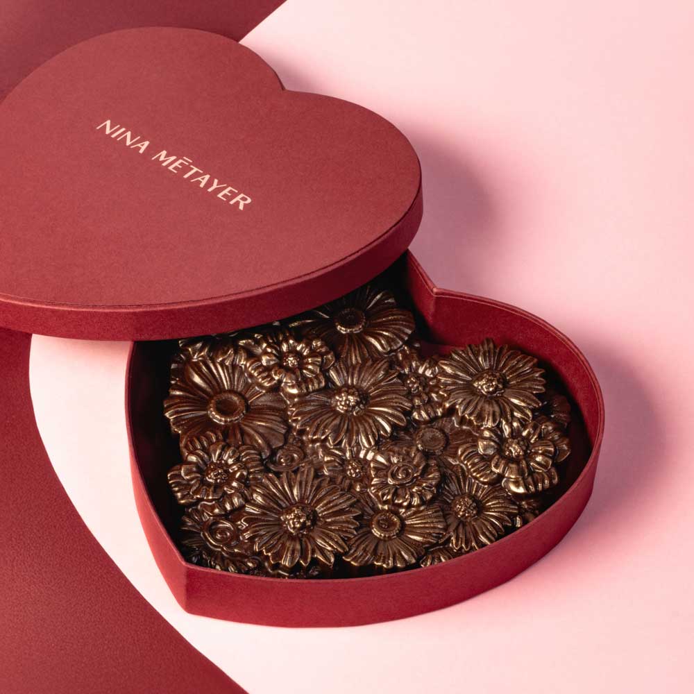 Coeur fleuri par Nina Métayer