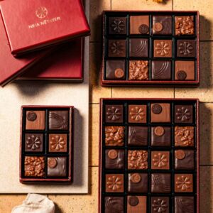 Boîte de chocolats noirs et au lait Nina Métayer