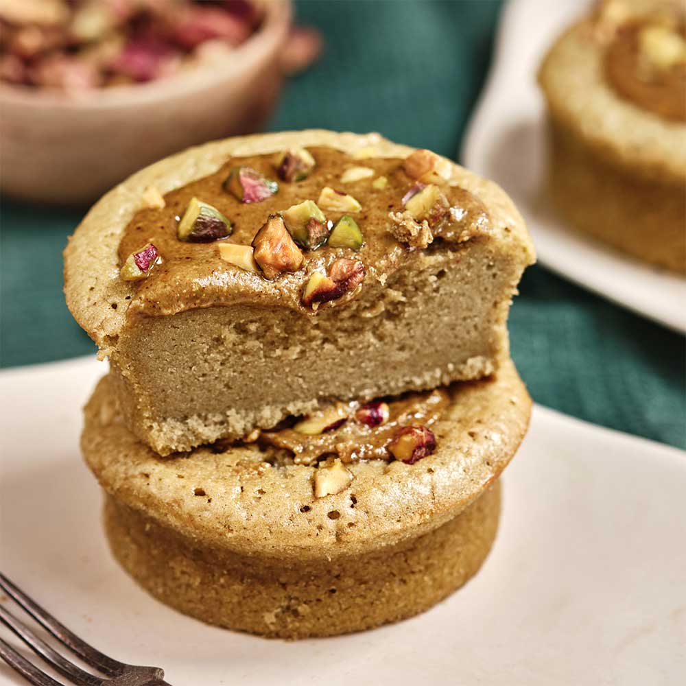 Moelleux coulant pistache par Nina Métayer