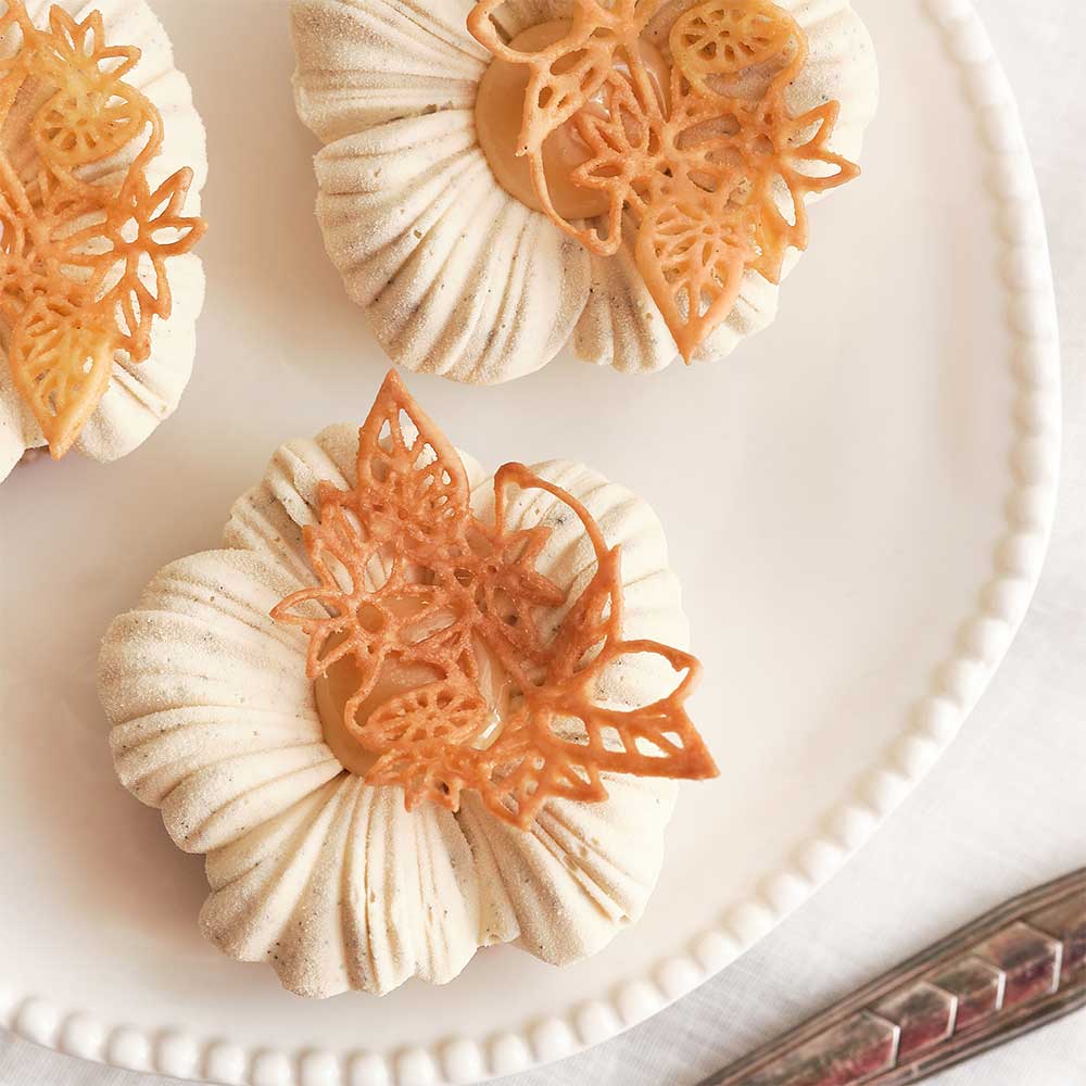 Riz au lait, caramel yuzu par Nina Métayer